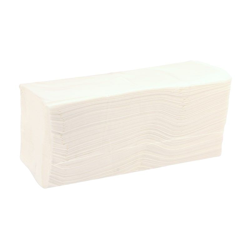 Triolist Полотенце бумажное белое V / Z, 100% целлюлоза, 2 сл, 225х110мм, уп 160шт